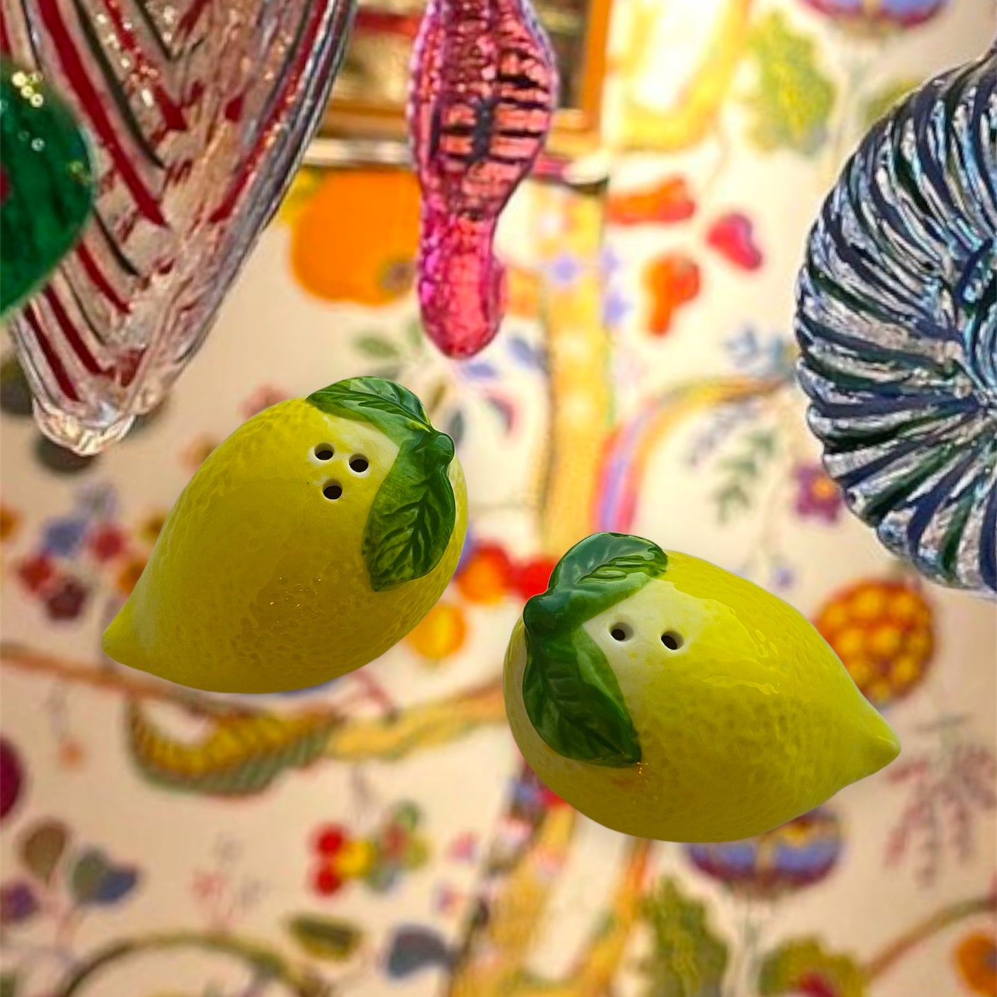 Lemon salt and pepper shakers