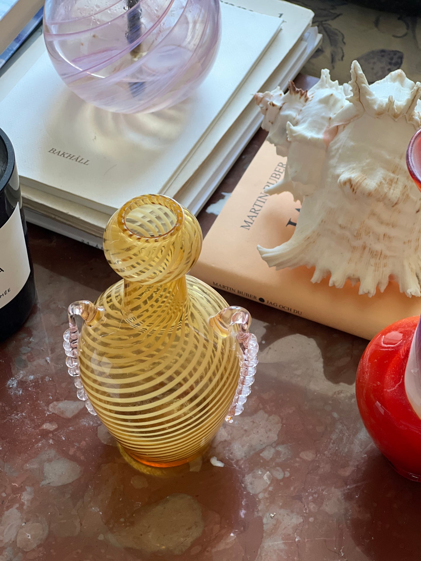 Murano glass vase