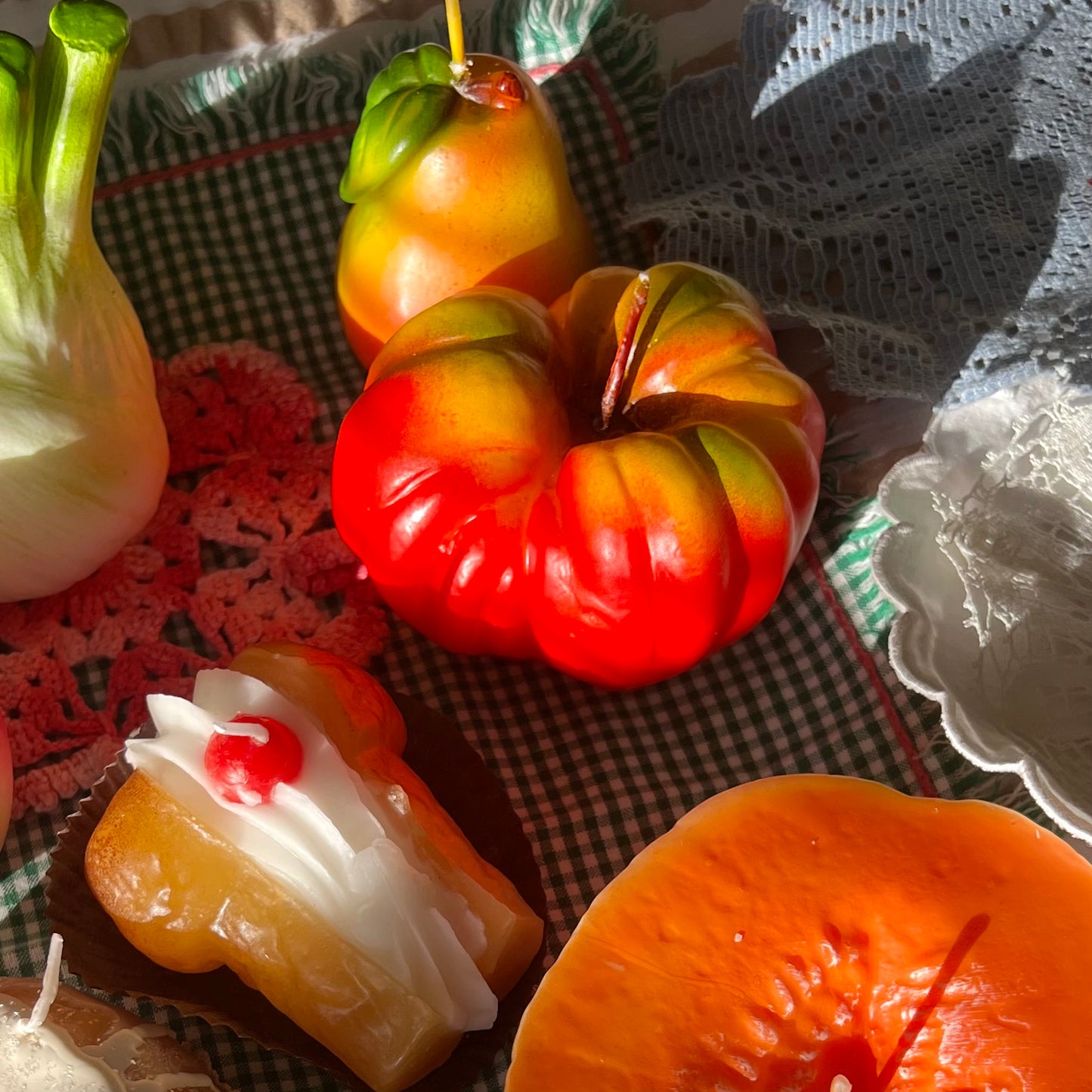 Handmade Tomato candle ~ Italy