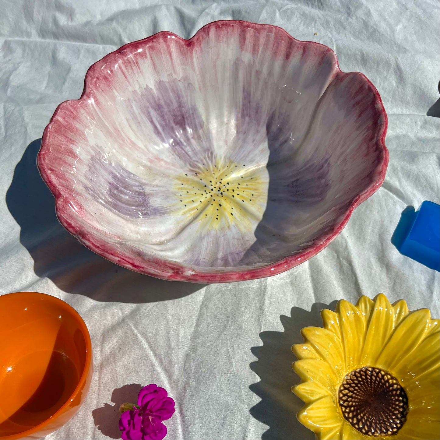 Large flower bowl
