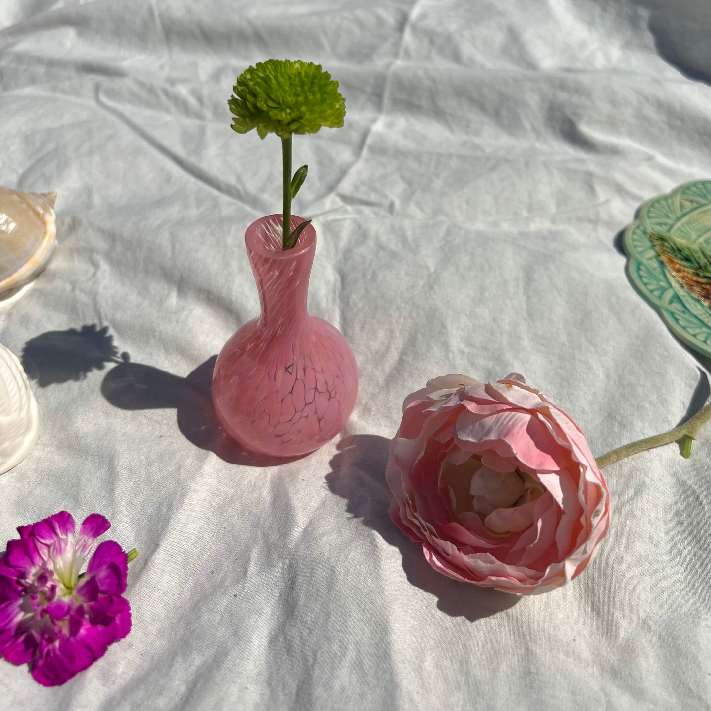Small pink vase