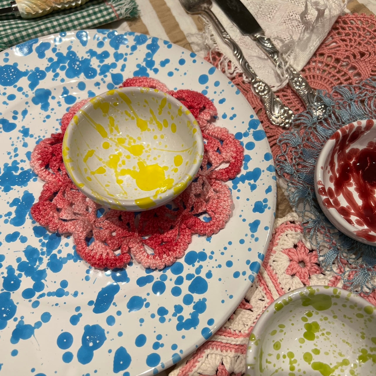 Handmade mini bowl ~ yellow