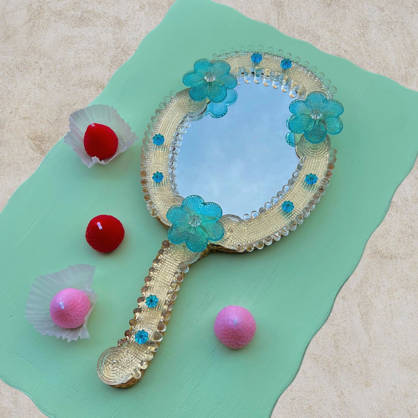 Venetian Murano glass mirror
