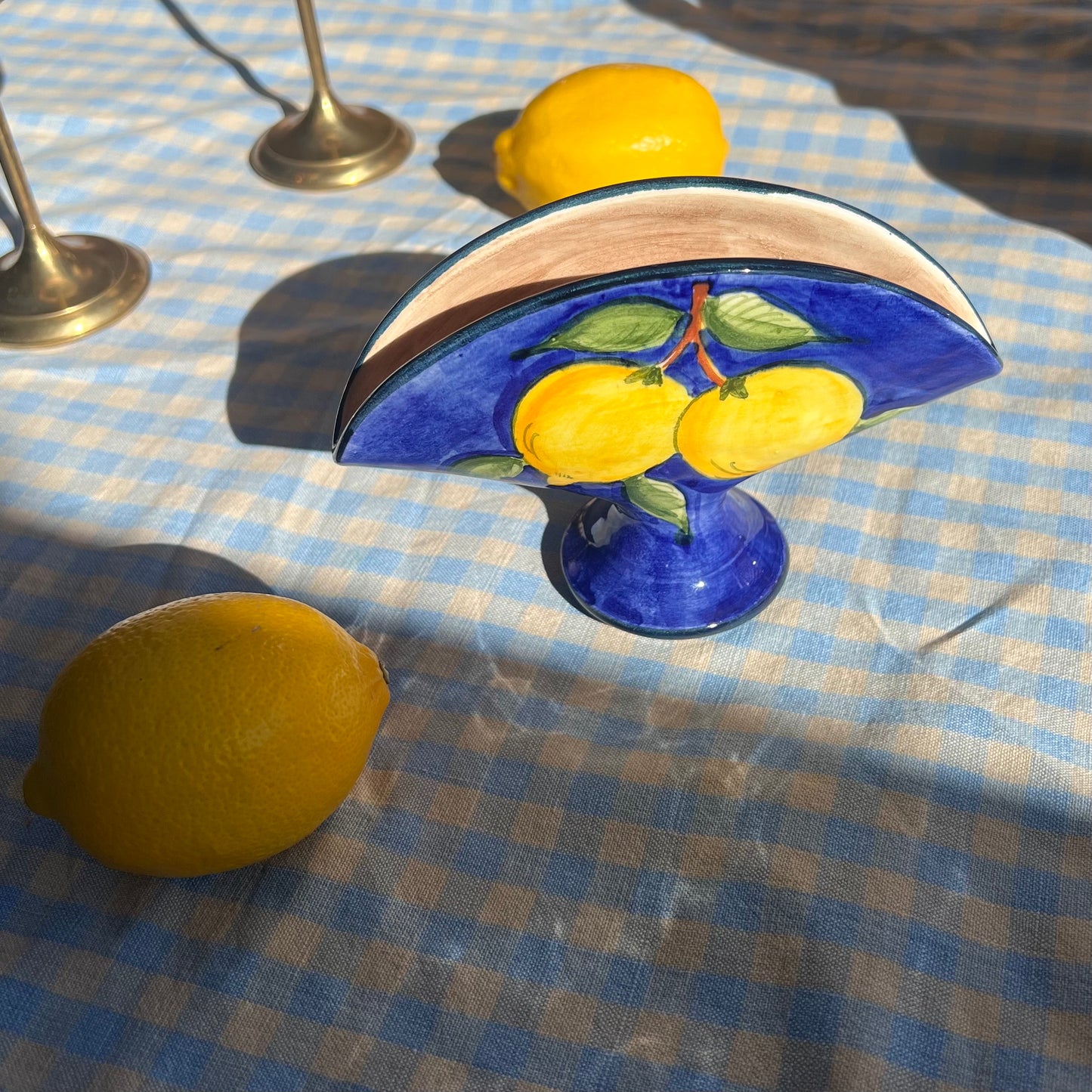 Lemon napkin holder