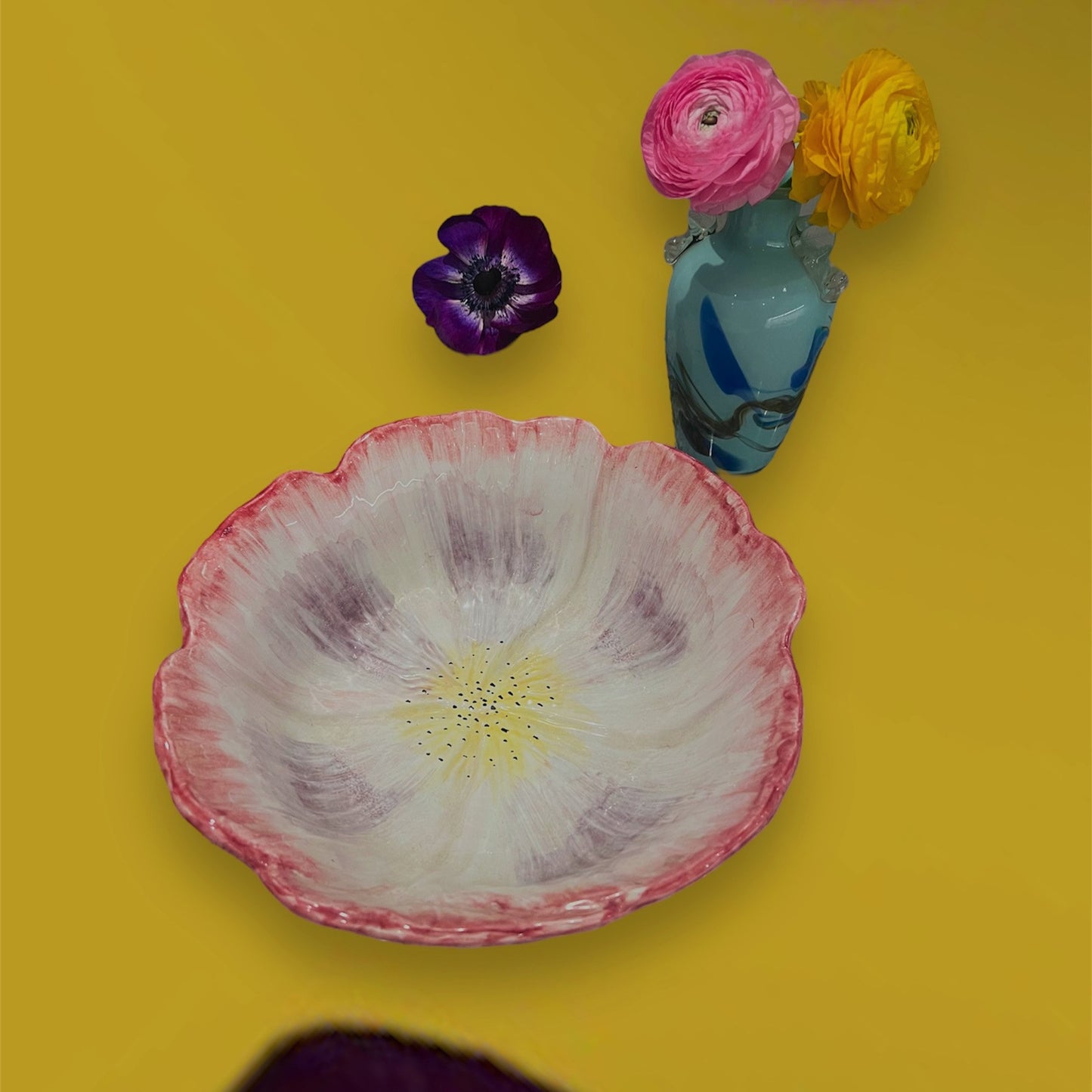 Large flower bowl