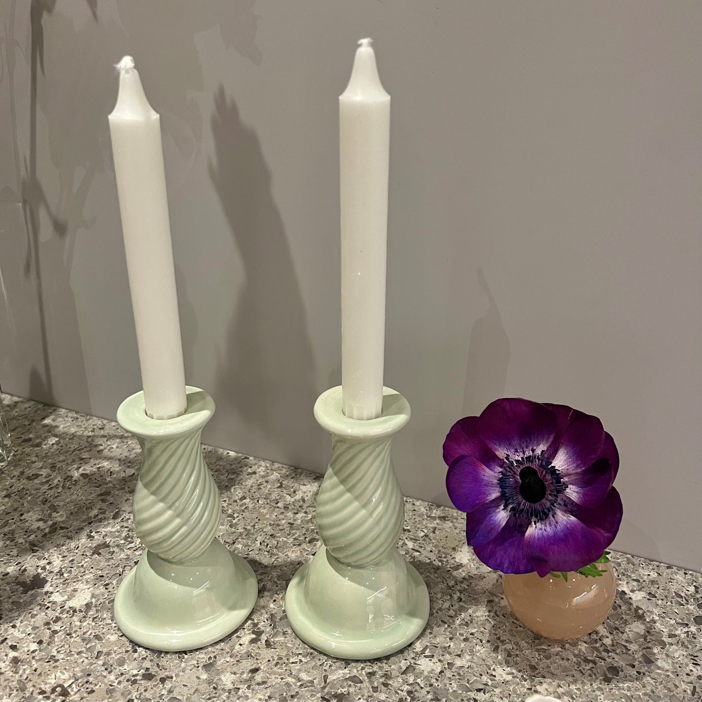 Swirl candle holders